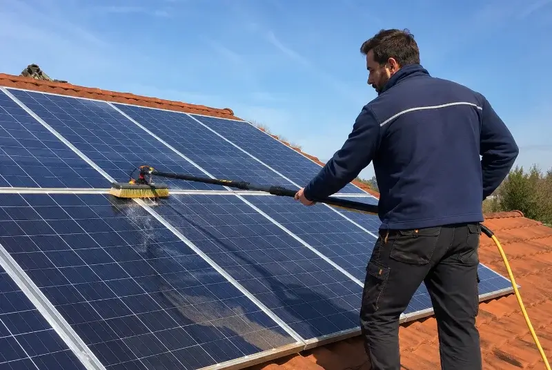 Nettoyage et entretien de panneaux solaires à Hendaye